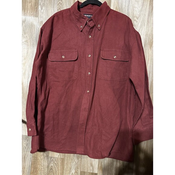 workwear flannel button down shirt Size XL - Picture 1 of 6
